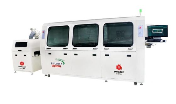Buy External Spray Suneast Wave Soldering Machine 8KW Lead Free Wave Soldering Machine online manufacture