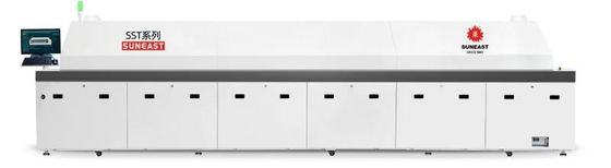8 Zone Vacuum Reflow Soldering High Vacuum Reflow Oven Machine